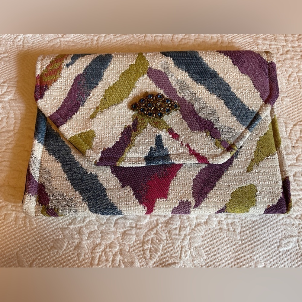 C.Hamlin Designs abstract clutch purse